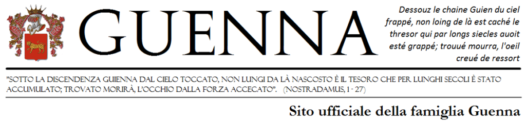 GUENNA - Sito ufficiale della famiglia GUENNA